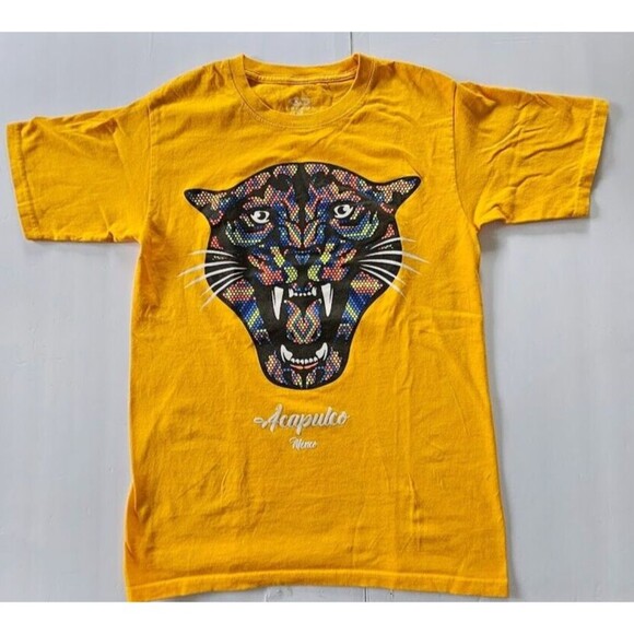 Bundle Lot 2 Unisex Short Sleeve Crew Neck T-Shirts Acapulco Mexico Print Size S - Picture 10 of 16